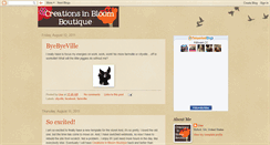 Desktop Screenshot of creationsinbloom.blogspot.com