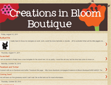 Tablet Screenshot of creationsinbloom.blogspot.com