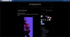 Desktop Screenshot of letronation.blogspot.com