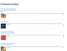 Tablet Screenshot of criminalconduct.blogspot.com
