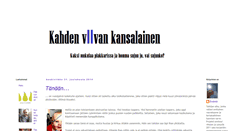 Desktop Screenshot of kahdenviivankansalainen.blogspot.com
