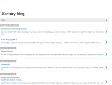 Tablet Screenshot of jfactory-blog.blogspot.com