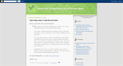 Desktop Screenshot of desarrollosustentablemexico.blogspot.com
