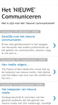 Mobile Screenshot of hetnieuwecommuniceren.blogspot.com