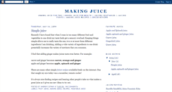 Desktop Screenshot of makingjuice.blogspot.com