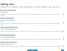 Tablet Screenshot of makingjuice.blogspot.com