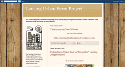 Desktop Screenshot of lansingurbanfarmproject.blogspot.com