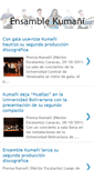 Mobile Screenshot of ensamblekumani.blogspot.com