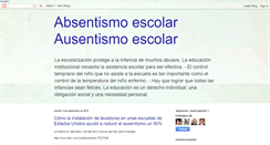 Desktop Screenshot of absentismoescolar.blogspot.com