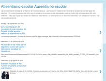 Tablet Screenshot of absentismoescolar.blogspot.com