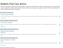 Tablet Screenshot of footcareadvice.blogspot.com