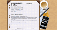 Desktop Screenshot of lapublicidadnoesunarte.blogspot.com