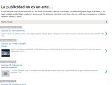 Tablet Screenshot of lapublicidadnoesunarte.blogspot.com