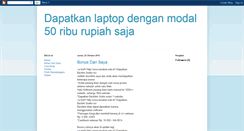 Desktop Screenshot of laptop50ribu.blogspot.com