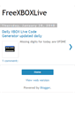 Mobile Screenshot of freexboxlive-freexboxlive.blogspot.com