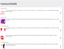 Tablet Screenshot of fashioncraze3j.blogspot.com