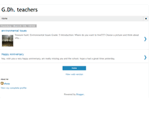 Tablet Screenshot of gdhteachers.blogspot.com