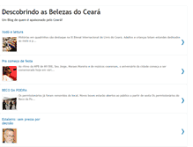 Tablet Screenshot of descobrindooceara.blogspot.com