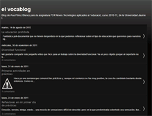 Tablet Screenshot of elvocablog.blogspot.com