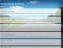 Tablet Screenshot of discordkenya.blogspot.com