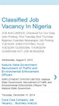 Mobile Screenshot of classifiedjobvacancynigeria.blogspot.com