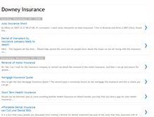 Tablet Screenshot of downeyinsurance.blogspot.com