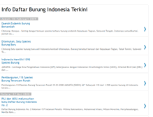 Tablet Screenshot of daftarburung5.blogspot.com