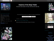 Tablet Screenshot of empires-of-the-deep-movie-trailer.blogspot.com