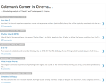 Tablet Screenshot of colemancornerincinema.blogspot.com