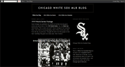 Desktop Screenshot of chiwhitesox.blogspot.com