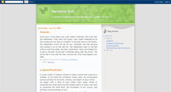 Desktop Screenshot of narrative-text.blogspot.com