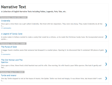 Tablet Screenshot of narrative-text.blogspot.com