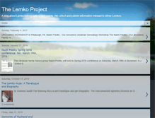 Tablet Screenshot of lemkoproject.blogspot.com