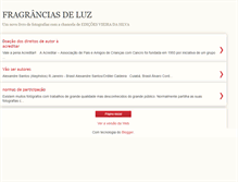 Tablet Screenshot of fragranciasdeluz1.blogspot.com