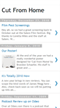Mobile Screenshot of cutfromhome.blogspot.com