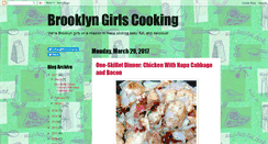 Desktop Screenshot of brooklyngirlscooking.blogspot.com