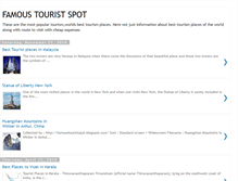 Tablet Screenshot of famoustouristspot.blogspot.com