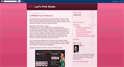 Desktop Screenshot of lanispinkstudio.blogspot.com