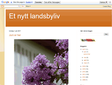Tablet Screenshot of etnyttlandsbyliv.blogspot.com