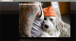 Desktop Screenshot of krismarkovichart.blogspot.com