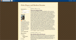 Desktop Screenshot of falsehopesandbrokendreams.blogspot.com