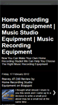 Mobile Screenshot of homerecordingstudioequipment.blogspot.com