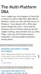 Mobile Screenshot of multi-platformdba.blogspot.com