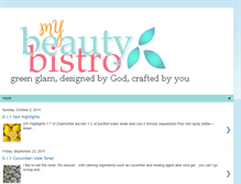 Tablet Screenshot of mybeautybistro.blogspot.com