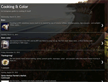 Tablet Screenshot of cookingwithcolor.blogspot.com