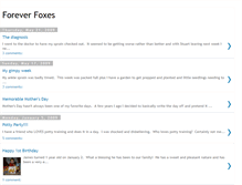 Tablet Screenshot of foreverfoxes.blogspot.com