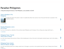 Tablet Screenshot of paradisephilippinesss.blogspot.com