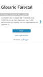 Mobile Screenshot of glosariodeterminologiaforestal.blogspot.com