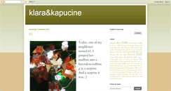 Desktop Screenshot of klarakapucine.blogspot.com