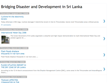 Tablet Screenshot of disaster-development.blogspot.com